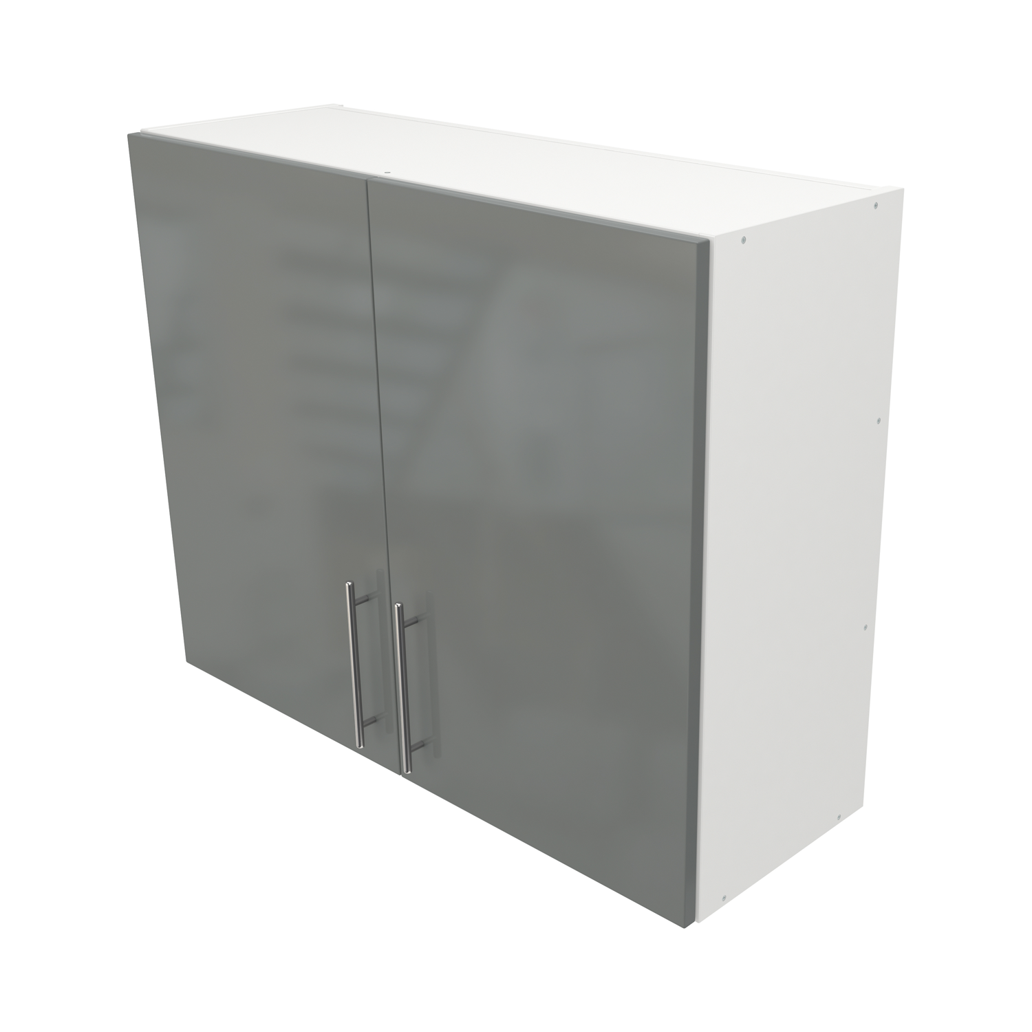  Pre Assembled Modern 900mm fitted kitchen wall unit Dust Grey Gloss 