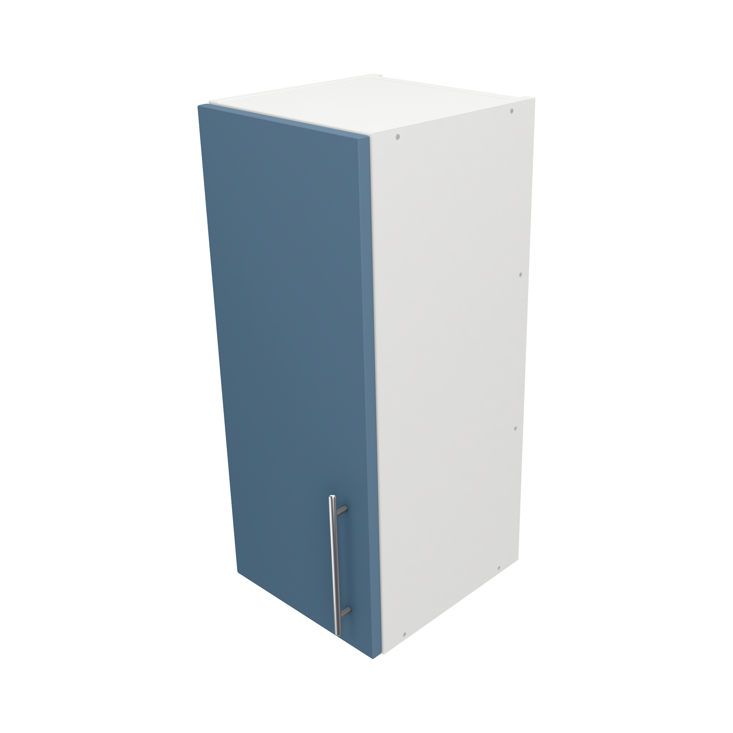  Pre Assembled Modern 300mm fitted kitchen wall unit matt Misty Blue 