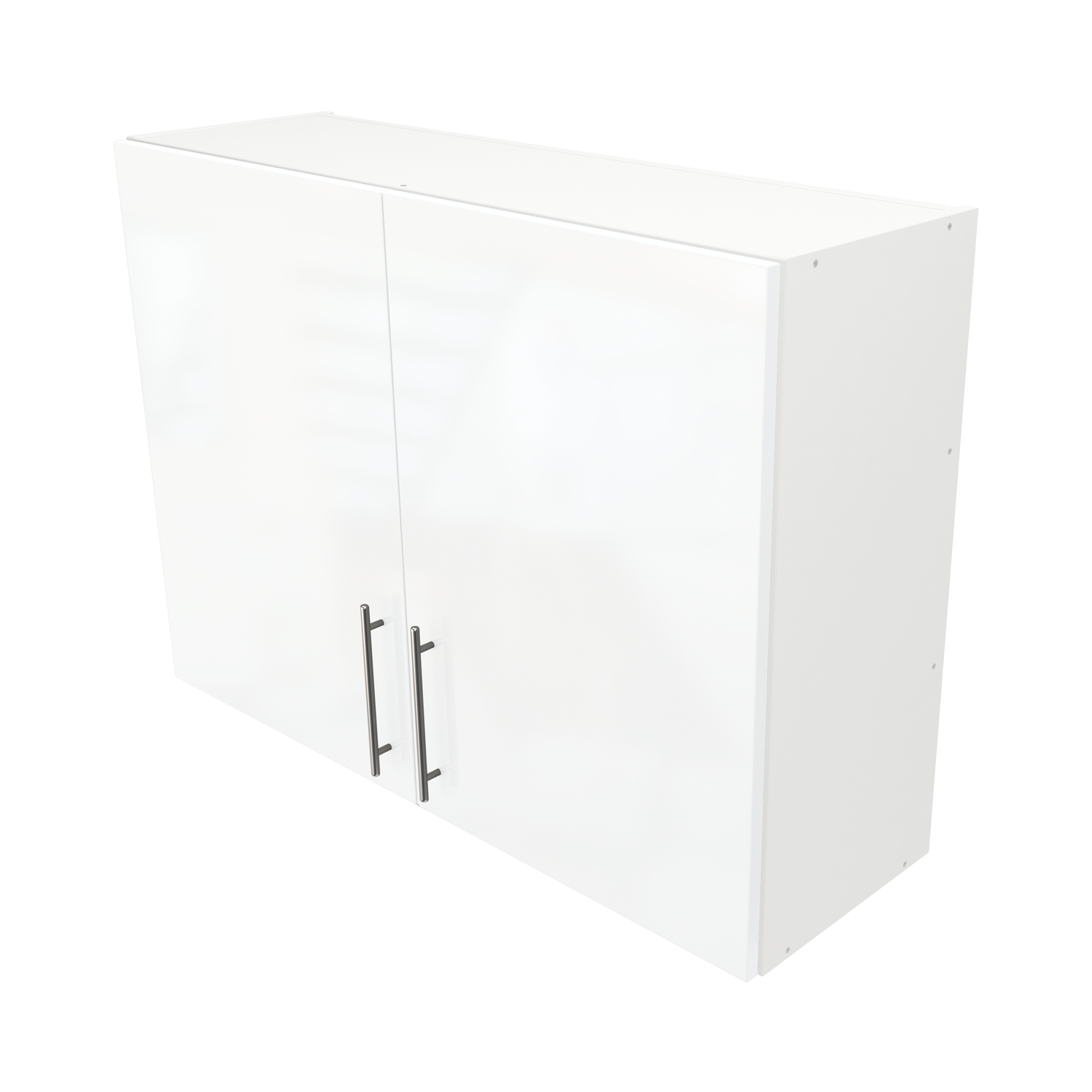  Pre Assembled Modern 1000mm fitted kitchen wall unit White Gloss 