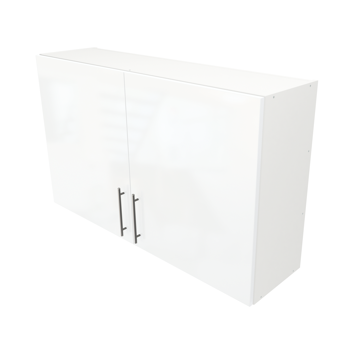  Pre Assembled Modern 1200mm fitted kitchen wall unit White Gloss 