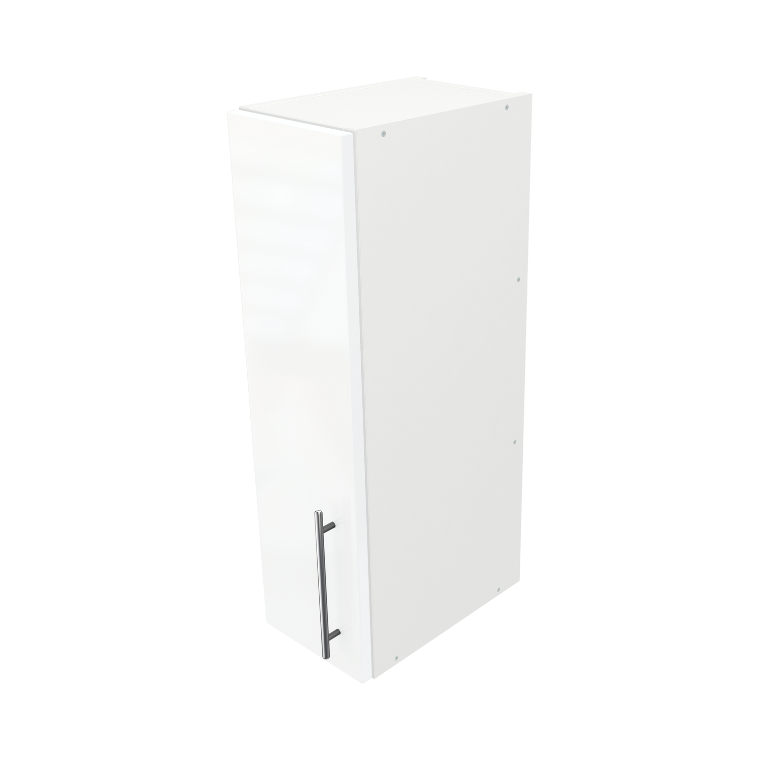  Pre Assembled Modern 200mm fitted kitchen wall unit White Gloss 