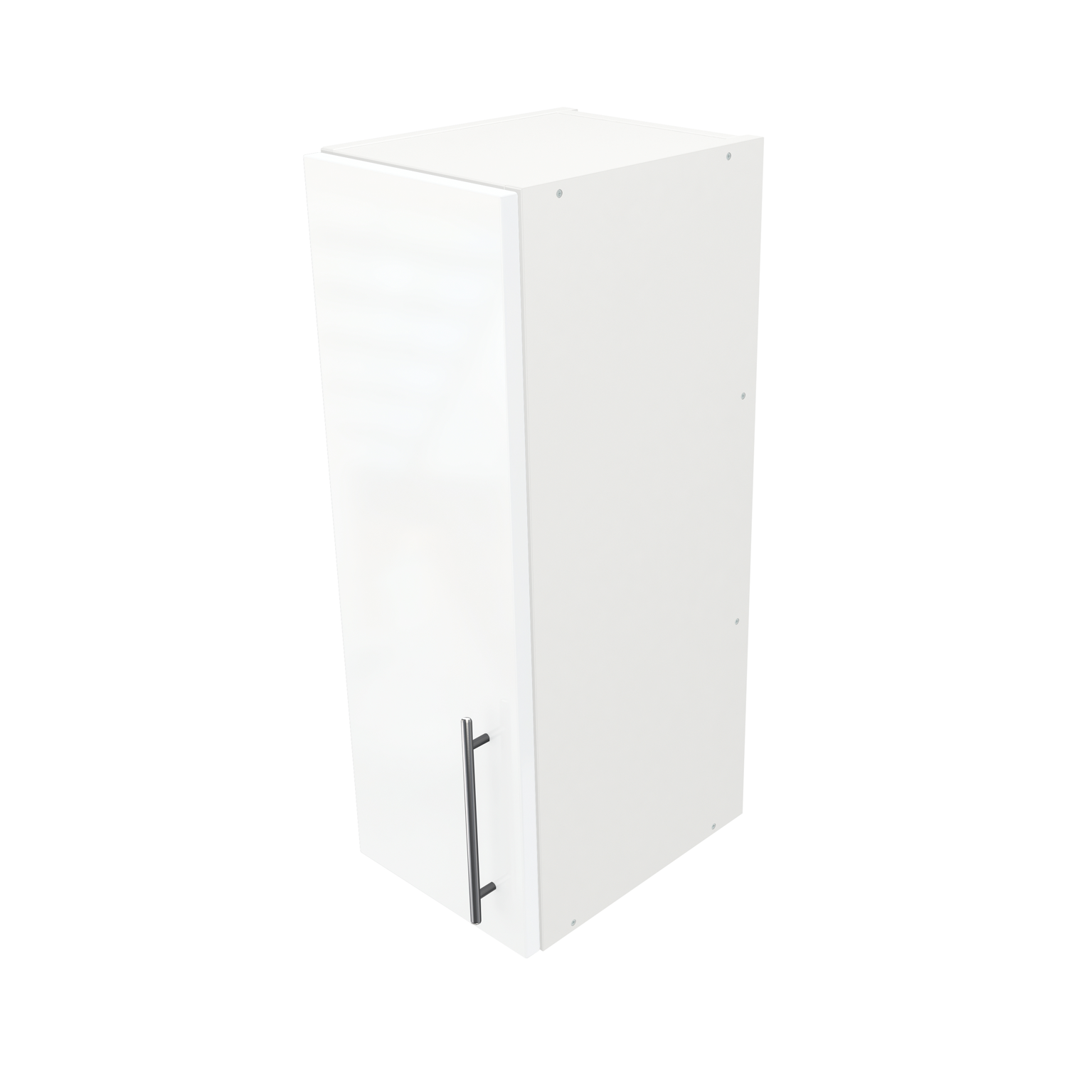  Pre Assembled Modern 250mm fitted kitchen wall unit White Gloss 