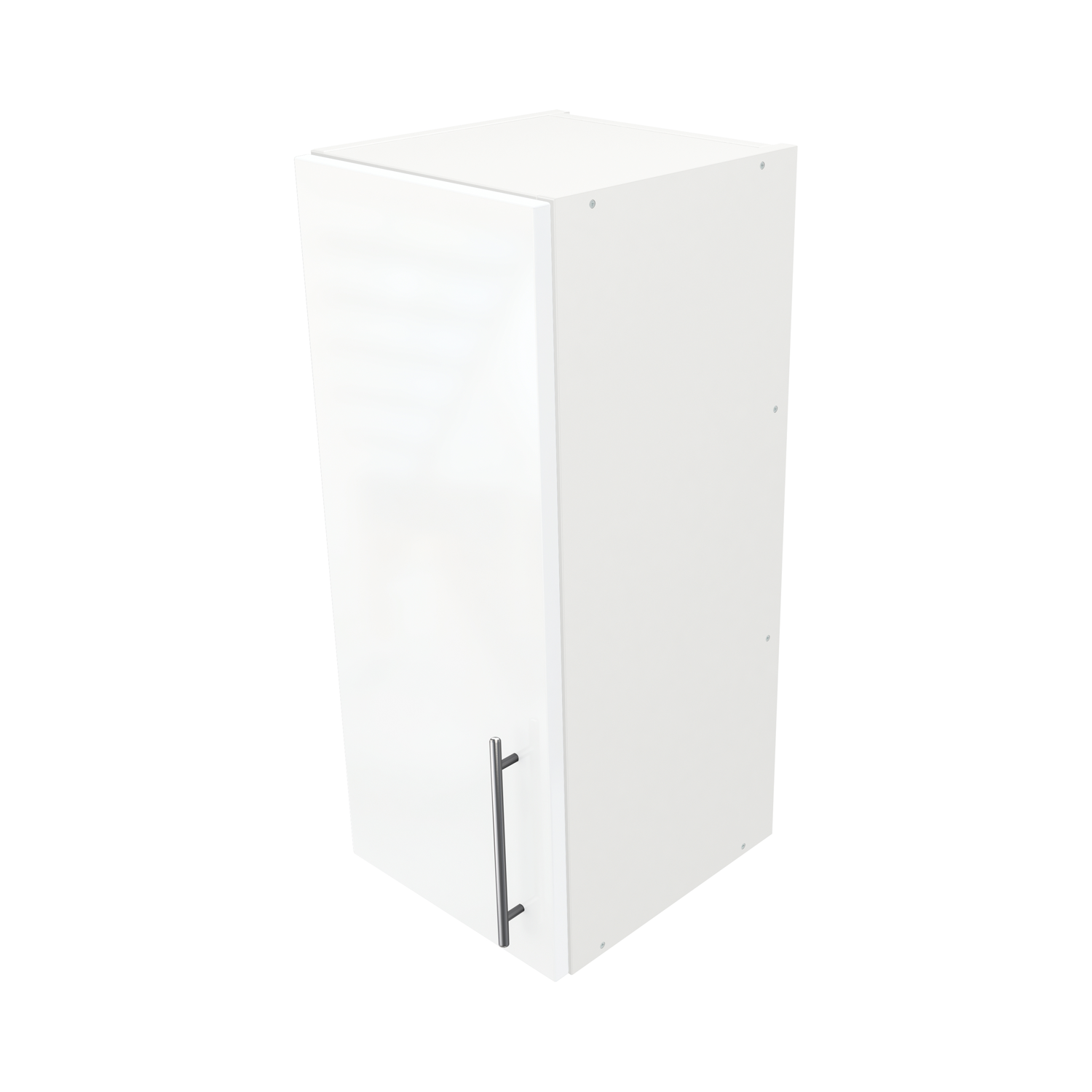  Pre Assembled Modern 300mm fitted kitchen wall unit White Gloss 