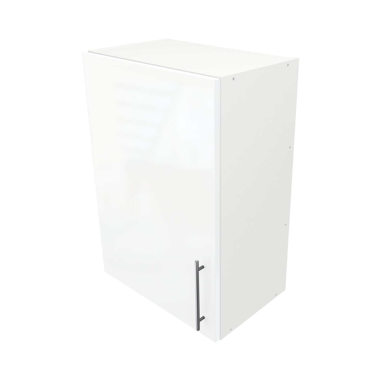  Pre Assembled Modern 500mm fitted kitchen wall unit White Gloss 