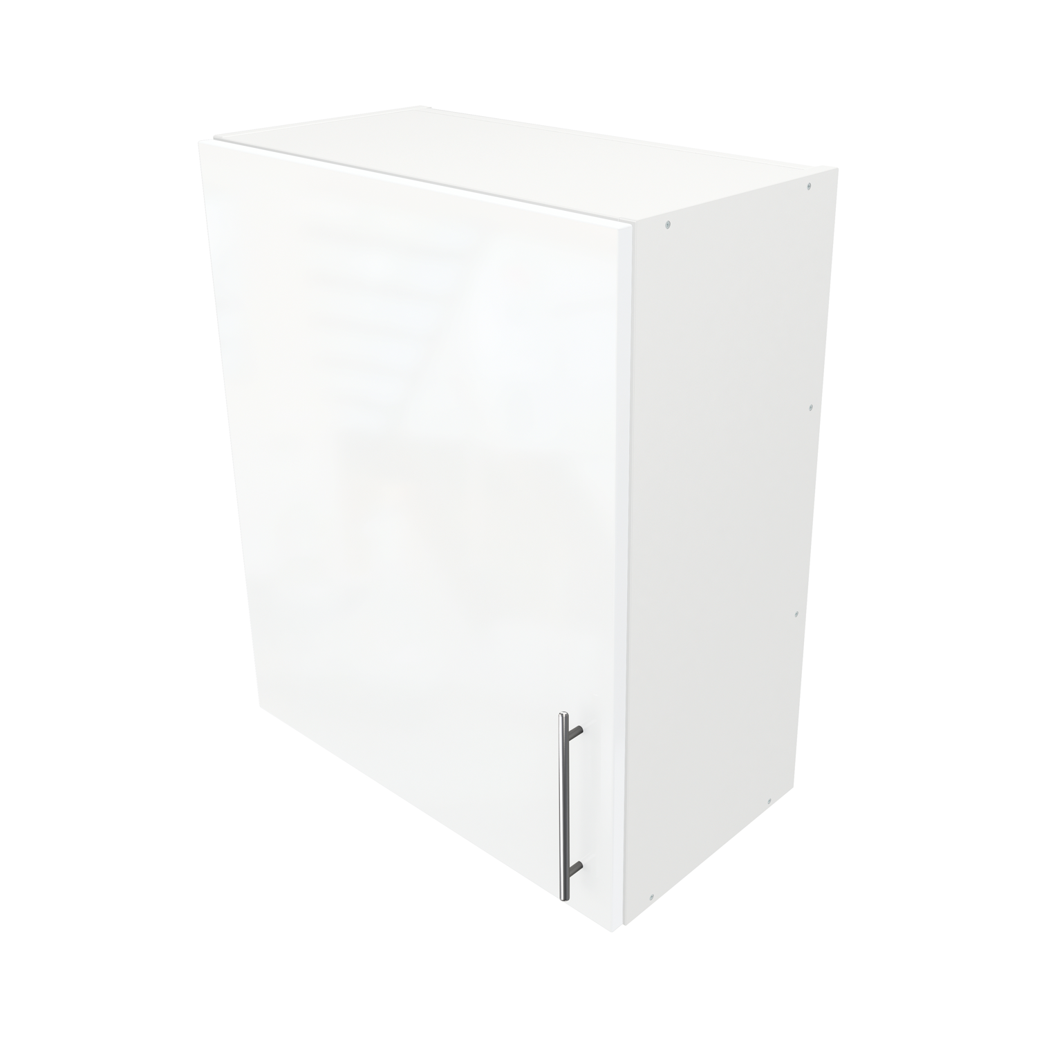  Pre Assembled Modern 600mm fitted kitchen wall unit White Gloss 