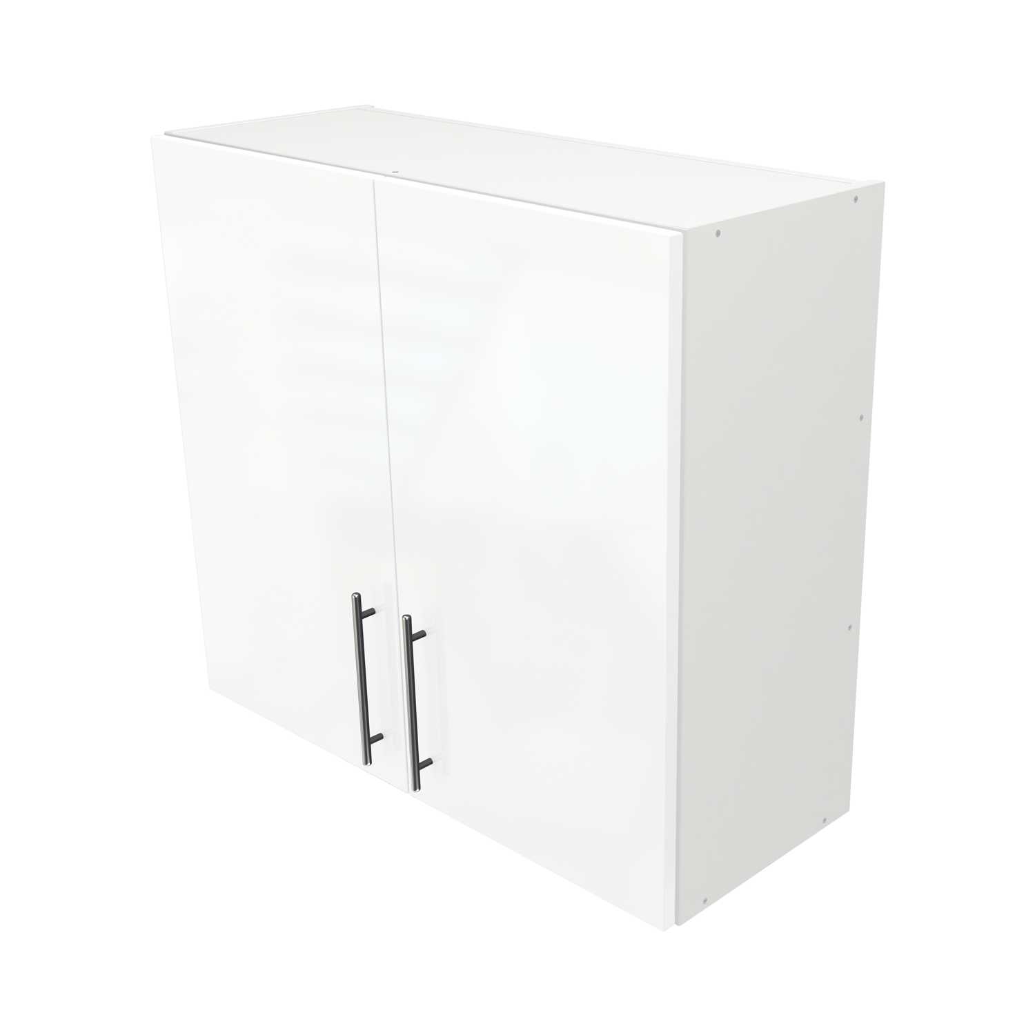  Pre Assembled Modern 800mm fitted kitchen wall unit White Gloss 