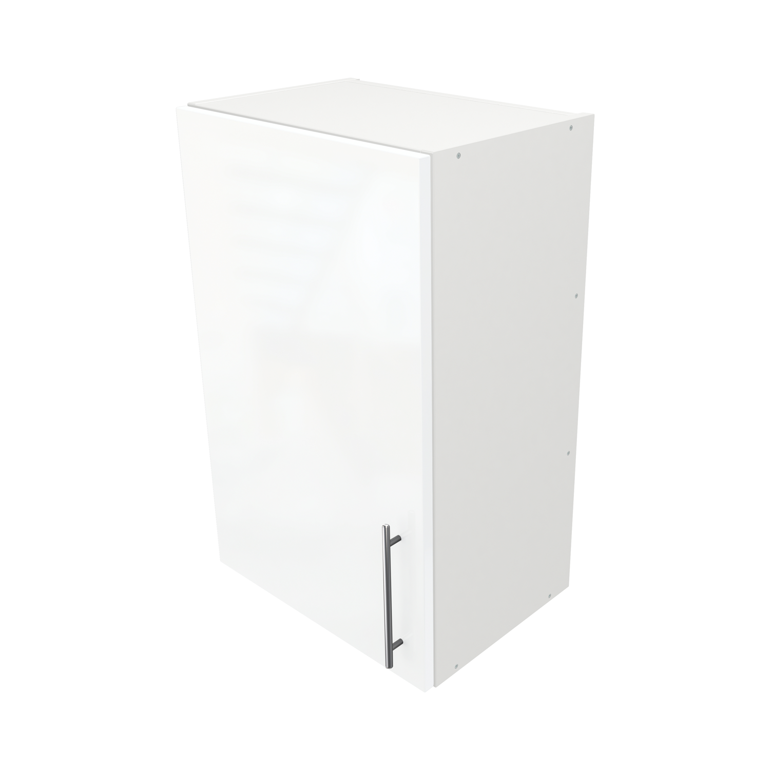  Pre Assembled Modern 450mm fitted kitchen wall unit White Gloss 
