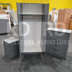 Classic 2 Door Wardrobe Grey