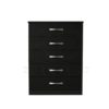 Classic 5 Drawer Chest Black