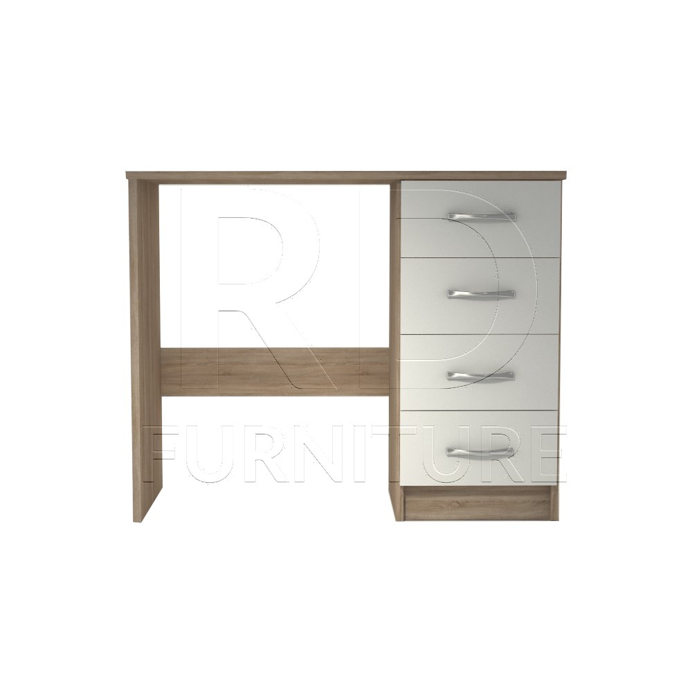 Classic Dressing Table Oak And White