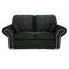 Oakland 2 Seater Sofa Plush Velvet Black