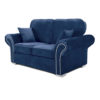 Oakland 2 Seater Sofa Plush Velvet Blue