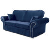 Oakland 3 Seater Sofa Plush Velvet Blue