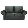 Oakland 2 Seater Sofa Plush Velvet Cosmic Grey