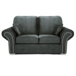 Oakland 2 Seater Sofa Plush Velvet Cosmic Grey