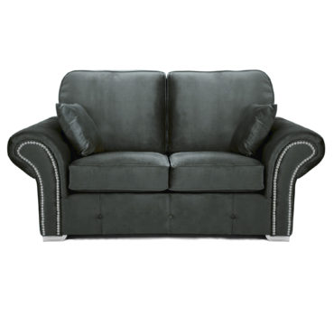 Oakland 2 Seater Sofa Plush Velvet Cosmic Grey