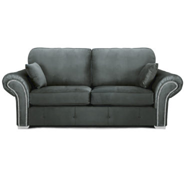 Oakland 3 Seater Sofa Plush Velvet Cosmic Grey