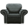 Oakland Armchair Plush Velvet Cosmic Grey