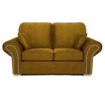 Oakland 2 Seater Sofa Plush Velvet Gold