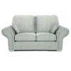 Oakland 2 Seater Sofa Plush Velvet Silver