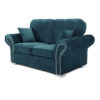 Oakland 2 Seater Sofa Plush Velvet Teal