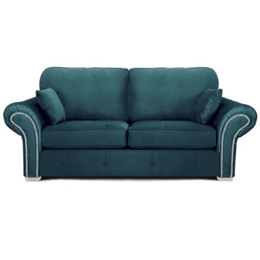 Oakland 3 Seater Sofa Plush Velvet Teal