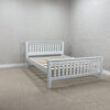 Classic Shaker Style 4FT, 4FT6 Double Solid Pine Bed White