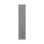 Pre Assembled Modern 150mm fitted kitchen wall unit matt dust grey