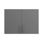 Pre Assembled Modern 1000mm fitted kitchen wall unit matt dust grey