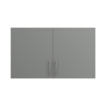 Pre Assembled Modern 1200mm fitted kitchen wall unit matt dust grey