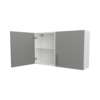 Pre Assembled Modern 1200mm fitted kitchen wall unit matt dust grey