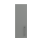 Pre Assembled Modern 250mm fitted kitchen wall unit matt dust grey