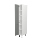 Pre Assembled Modern 300mm Tall Kitchen Larder fitted unit matt dust grey