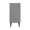 Pre Assembled Modern 400mm fitted kitchen base unit matt dust grey