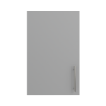 Pre Assembled Modern 450mm fitted kitchen wall unit matt dust grey