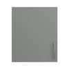 Pre Assembled Modern 600mm fitted kitchen wall unit matt dust grey