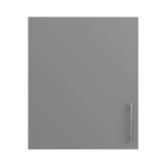 Pre Assembled Modern 600mm fitted kitchen wall unit matt dust grey