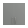 Pre Assembled Modern 700mm fitted kitchen wall unit matt dust grey