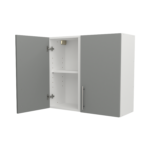 Pre Assembled Modern 800mm fitted kitchen wall unit matt dust grey