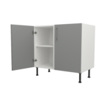 Pre Assembled Modern 900mm fitted kitchen universal base unit matt dust grey