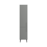Pre Assembled Modern 450mm Tall Kitchen Larder fitted unit matt dust grey