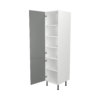 Pre Assembled Modern 500mm Tall Kitchen Larder fitted unit matt dust grey