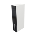 Pre Assembled Modern 150mm fitted kitchen wall unit black gloss