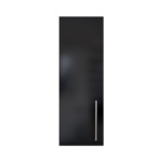 Pre Assembled Modern 250mm fitted kitchen wall unit black gloss