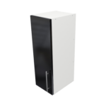 Pre Assembled Modern 250mm fitted kitchen wall unit black gloss