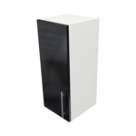 Pre Assembled Modern 300mm fitted kitchen wall unit black gloss