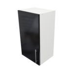 Pre Assembled Modern 400mm fitted kitchen wall unit black gloss