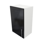 Pre Assembled Modern 450mm fitted kitchen wall unit black gloss