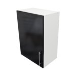 Pre Assembled Modern 500mm fitted kitchen wall unit black gloss