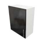 Pre Assembled Modern 600mm fitted kitchen wall unit black gloss